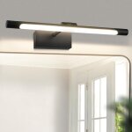 Homefire lampe  miroir led salle de bain 6w blanc neutre 4000k pinable applique murale chrome