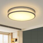 Homefire plafonnier led plafonnier chambre à coucher rond tissu chambre à coucher avec abat - jour en ... Homefire plafonnier led plafonnier chambre à coucher rond tissu chambre à coucher avec abat - jour en ...