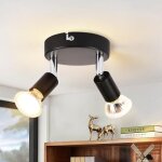 Homefire plafonnier led gu10 - 2 spots de plafond ronde moderne spots de plafond 350�cuisines couloir ...