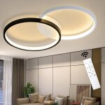 Homefire plafonnier led salon plafonnier - moderne lampe de salon dimmable avec t�l�commande lampe de ...