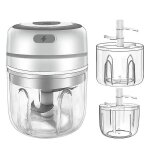 Homewe hachoir  ail lectrique mini hachoir  ail robot culinaire sans fil portable broyeur  ail petit ...