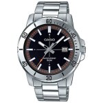 Montre - mtp - mtp - vd01d - 1e2 - aiguilles fluorescentes - tanche 5 atm - cadran noir