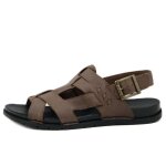 Homme sandale - walk in the city - cuir douce - marron