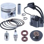 Honda gx25 25cc 4 - temps moteur piston bobine arbre � cames poulie huile joint pour d�broussailleuse ...