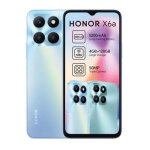 Honor x6a smartphone 4gb 128gb 50mp triple camera 5200mah supercharge dual sim silver