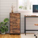 Hoobro caisson de bureau 7 tiroirs meuble de rangement mobile placard de rangement pour dossier pour ...