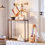Hoobro console meuble table console fine de 75 cm bout de canap table d?entre pour couloir salon chambre ...