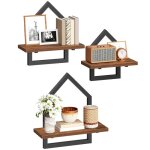 Hoobro �tag�res murales lot de 3 tablettes flottantes suspendues pour salle de bain chambre toilettes ...
