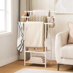 Hoobro porte - serviettes sur pieds range - serviettes avec 3 barres support salle de bain 2 étagères ... Hoobro porte - serviettes sur pieds range - serviettes avec 3 barres support salle de bain 2 étagères ...