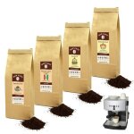 Hop cafe - offre dcouverte caf moulu expresso cors - 4 x 125g