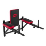 Hop - sport barre de tractions murale hs - 1003k en acier dip station avec poignes antidrapantes rembourres ...