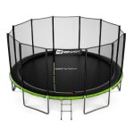 Hop - sport trampoline rond pour enfants 488cm kit complet jardin filet de s�curit� ext�rieur max. 150kg ...