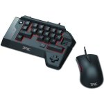 Hori t. a. c four type k2 - mini clavier mcanique et souris tac pour ps4 ps3 et pc - licence officielle ...