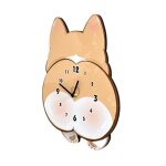 Horloge  bascule pour chambre  coucher et salon motif chien de dessin anim horloge murale silencieuse ...