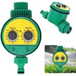 Horloge darrosage ordinateur irrigation minuterie automatique eau jardin avec robinet tournant sph�rique ...