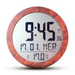 Horloge digitale fishtec - radio - pilotée - Ø21 - réveil Horloge digitale fishtec - radio - pilotée - Ø21 - réveil