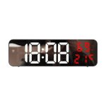 Horloge digitale reveiller digital led horloge led murale a pile horloge murale numerique [thermomtre ...