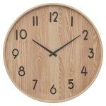 Horloge ivana bois clair d55cm - atmosphera createur dinterieur