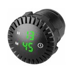 Horloge led de voiture horloge tactile horloge num�rique de voiture �tanche 12v / 24v mini horloge digitale ...