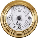 Horloge mare station mto dcoration ocan navigation affichage haute / basse mer silencieux intrieur ...