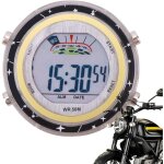 Horloge moto - horloge de guidon autocollante avec cadran lumineux compatible avec suv voitures et autres ...