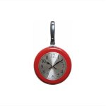 Horloge murale 10 pouces pole  frire en mtal horloge murale de cuisine dcor  la maison - avec un ...