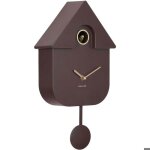 Horloge murale en abs modern cuckoo oro marron