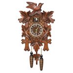 Horloge murale � coucou bois - style nordique r�tro artisanat inspir� de la for�t allemande