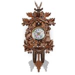 Horloge murale à coucou style nordique vintage - bois sculpté design inspiré des forêts allemandes décoration ... Horloge murale à coucou style nordique vintage - bois sculpté design inspiré des forêts allemandes décoration ...