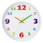 Horloge murale design moderne avec movement  quartz silencieux et sans tic - tac pendule murale pour ...