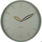 Horloges murales - fer verte - karlsson - ka6012gr