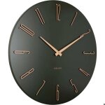 Horloge murale en m�tal esmerado 60 cm vert