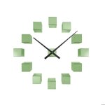 Horloge murale m�talique karlsson diy cubic