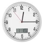 Horloge murale moderne multifonction avec affichage de température et date Horloge murale moderne multifonction avec affichage de température et date