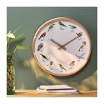 Horloges - nature & d�couvertes : horloge chants doiseaux en bois