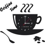 Horloge - pendule esperanza horloge murale de cuisine florence noir (ehc006k)