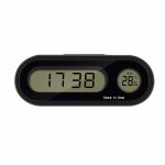 Horloge de voiture horloge numrique de voiture avec thermomtre horloge de tableau de bord de vhicule ...