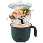 Hot pot - casserole �lectrique - 18 l - avec cuiseur vapeur - mini cuiseur � vapeur - po�le �lectrique ...