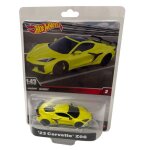 Voiture de sport - hot wheels - corvette z06 - jaune - chelle 1:43 - dition collector