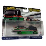 Hot wheels premium car culture team transport 96 honda accord fleet street castrol truck sports car hrv46 ...