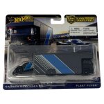 Hot wheels premium car culture team transport sauber - mercedes c9 fleet flyer camion voiture de sport ...