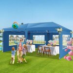 Hoteel tonnelle barnum pliante 3x6 de jardin extrieur avec 6 parois sac  roulettes et 4 sacs de sable ...