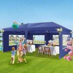 Hoteel tonnelle barnum pliante 3x6 de jardin extrieur avec 6 parois sac  roulettes et 4 sacs de sable ...