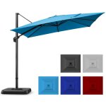 Hotime parasol deporte 3m avec housse de protection et sangle de fixation - bleu clair Hotime parasol deporte 3m avec housse de protection et sangle de fixation - bleu clair