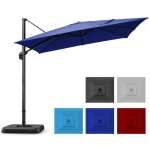 Hotime parasol deporte 3m avec housse de protection et sangle de fixation - bleu marine Hotime parasol deporte 3m avec housse de protection et sangle de fixation - bleu marine