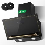 Hotte aspirante - sndoas - 60cm - inclin�e - 400m� / h - classe a + + + - silencieuse