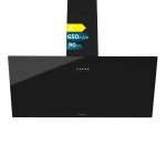 Cecotec hotte dcorative bolero flux dm 906500 glass black a