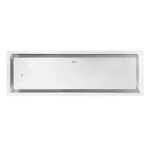 Hotte aspirante - gurari - gch 974 wh 90 diamond - 850 m / h - blanc - 90 x 30 cm