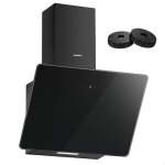 Hotte aspirante inclinée 60cm comfee - 400m³ / h - commandes sensitives - 3 vitesses - 2 filtres à charbon ... Hotte aspirante inclinée 60cm comfee - 400m³ / h - commandes sensitives - 3 vitesses - 2 filtres à charbon ...