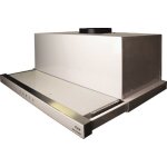 Hotte aspirante - kaiser - ea 644 - 60cm - 910 m / h - inox et verre blanc